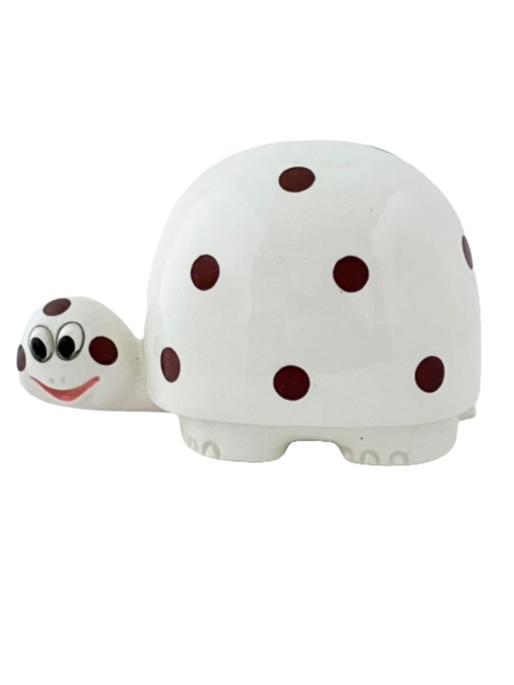 Vintage Spotted Turtle Coin Bank by Ceramaster
